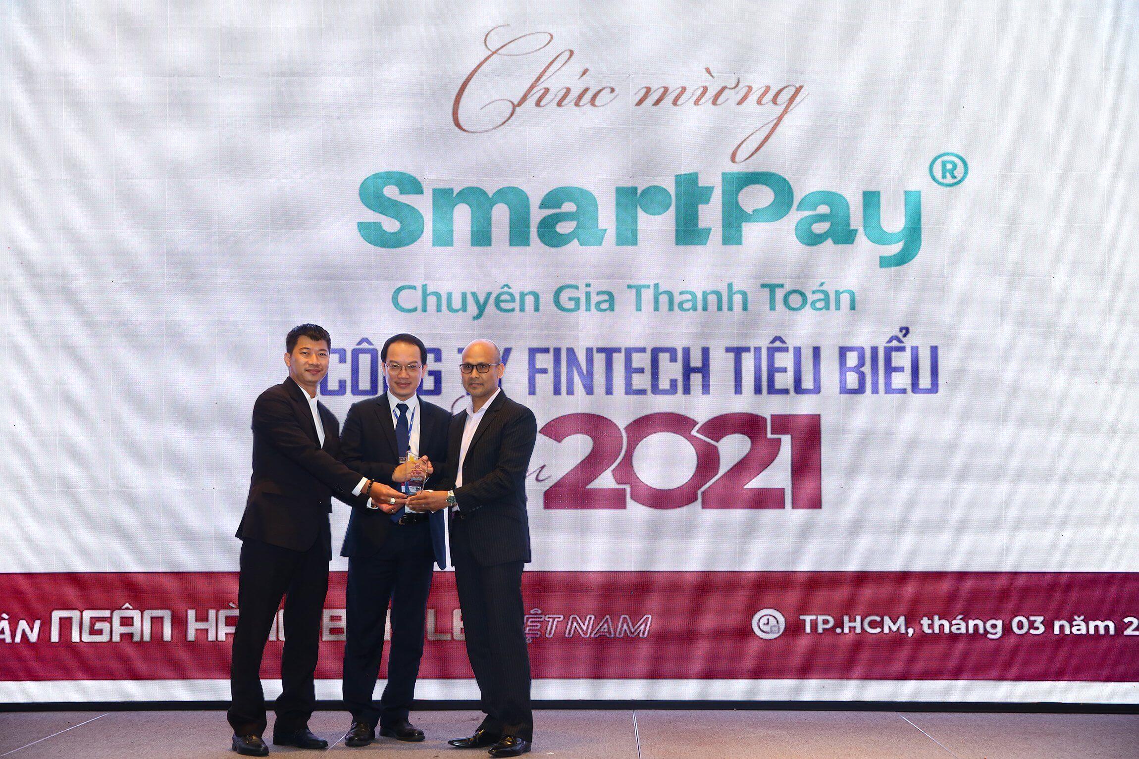  SmartPay vinh dự nhận giải công ty Fintech tiêu biểu 2 năm liên tiếp