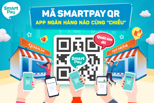  SmartPay hợp tác chiến lược với Ngân hàng Bản Việt ra mắt mã QR phiên bản mới