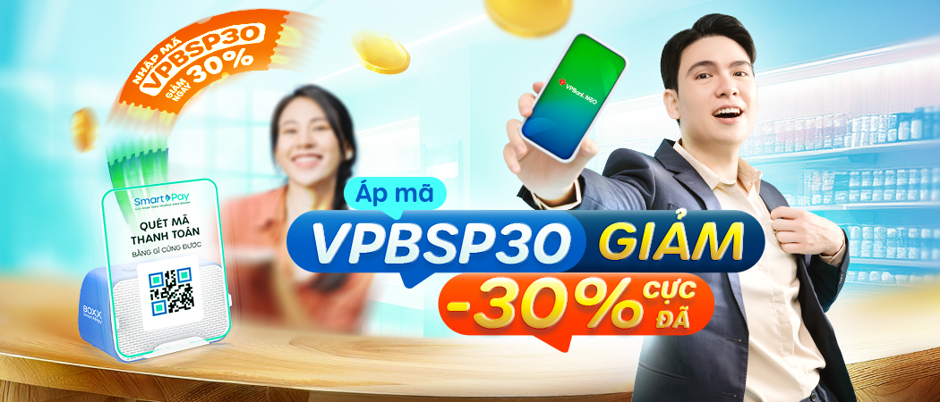  Áp mã VPBSP30 – Giảm 30% cực đã